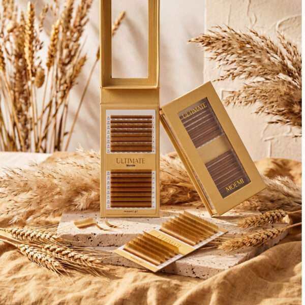Rzęsy Jasno Brązowe Blond – Moemi Ultimate Blonde Mix