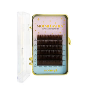 Rzęsy Brązowe Espresso Moemi Lashes MINI MIX 14-16mm