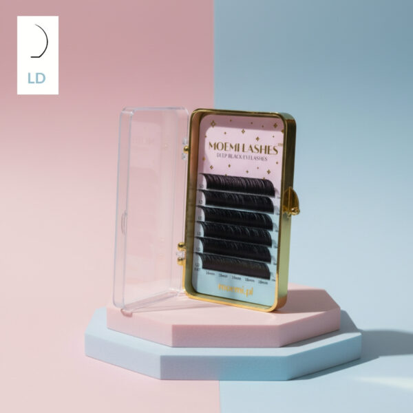 Rzęsy Deep Black Moemi Lashes Mini Mix 14-16mm LC | LD