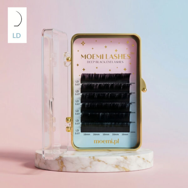 Rzęsy Deep Black Moemi Lashes Mini Mix 14-16mm LC | LD