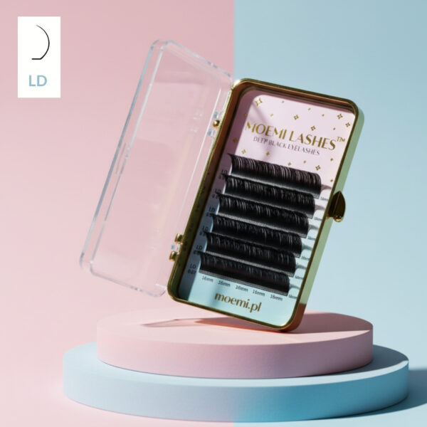 Rzęsy Deep Black Moemi Lashes Mini Mix 17-19mm LC | LD