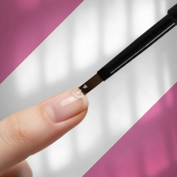 Szeroki Pędzelek do Żelu Prosty STALEKS PRO EXPERT NBE-08 (6 mm)