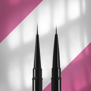 Pędzelek Dwustronny do Zdobień i Frencha STALEKS PRO NBE-01/03 (7 mm / 10 mm)