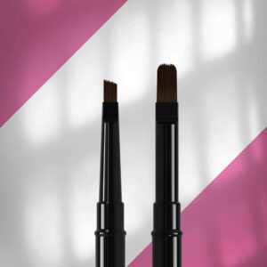 Dwustronny Pędzelek do Żelu STALEKS PRO EXPERT NBE-06/10 (11 mm / 7 mm)