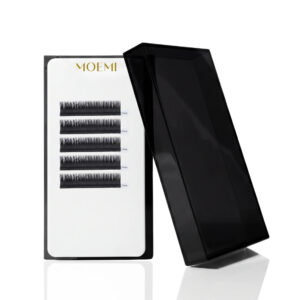 Zamykany Lash Holder do Rzęs Moemi Czarny – Akrylowa Paletka