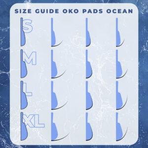 Wałki do laminacji rzęs Ocean OKO Lash&Brow - Zestaw 4 pary