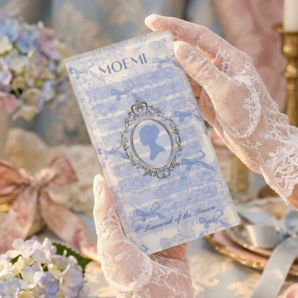 Szklany Holder Moemi – Diament Sezonu – Podstawka pod rzęsy z brokatem (Lash Plate)