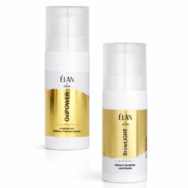 ELAN BrowLIGHT + OxiPOWER System Rozjaśniania Brwi – Profesjonalne Rozjaśnianie, Naturalny Efekt, Precyzyjna Kontrola Koloru