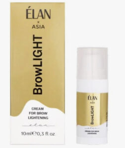 ÉLAN BrowLIGHT Krem do Rozjaśniania Brwi 10ml – Profesjonalne Rozjaśnianie, Naturalny Efekt, Do Pracy z OxiPOWER