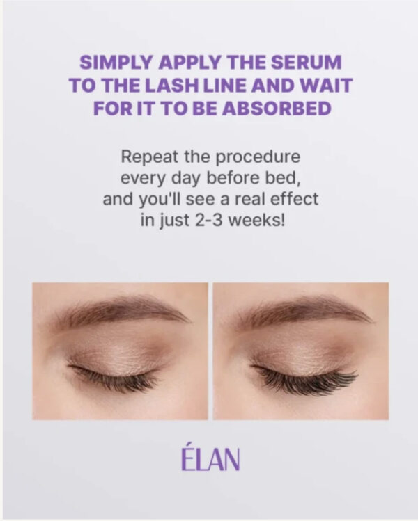 ÉLAN LashBoost Peptydowe Serum do Rzęs – Wzrost, Zagęszczenie i Wzmocnienie, Regeneracja Rzęs, Do Codziennej Pielęgnacji