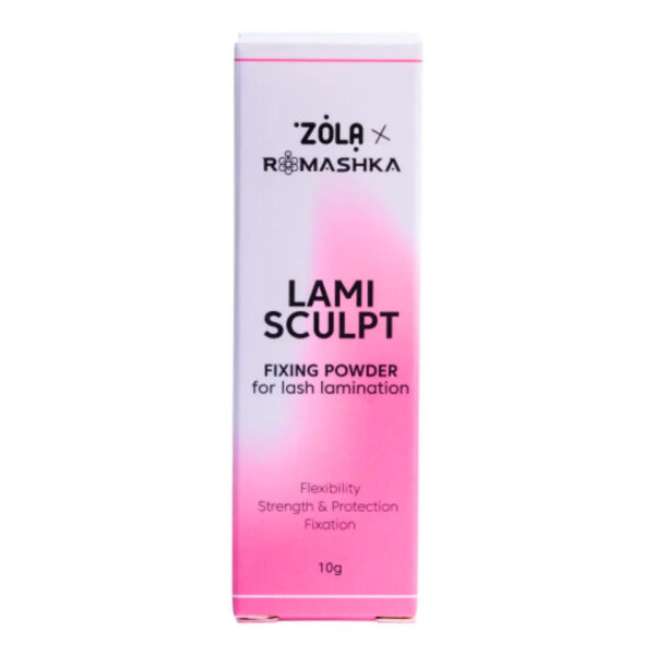 ZOLA x Romashka LamiSculpt Fixing Powder 10g – Proszek Utrwalający do Laminacji Rzęs Bez Kleju, Profesjonalny Lash Lift