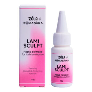 ZOLA x Romashka LamiSculpt Fixing Powder 10g – Proszek Utrwalający do Laminacji Rzęs Bez Kleju, Profesjonalny Lash Lift