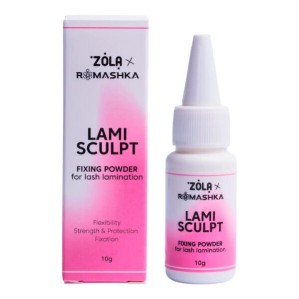 ZOLA x Romashka LamiSculpt Fixing Powder 10g – Proszek Utrwalający do Laminacji Rzęs Bez Kleju, Profesjonalny Lash Lift