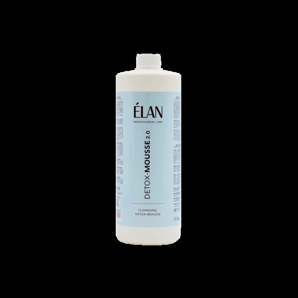 ÉLAN Detox-Mousse 2.0 (1000 ml) – Pianka Oczyszczająca do Brwi i Rzęs, Profesjonalne Przygotowanie do Koloryzacji