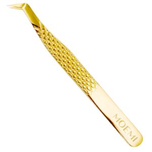 Pęseta Do Rzęs MOEMI 'Sandrita' Lash Tweezers Profesjonalna Pęseta Do Kępek Volume i Mega Volume Oraz Metody 1:1