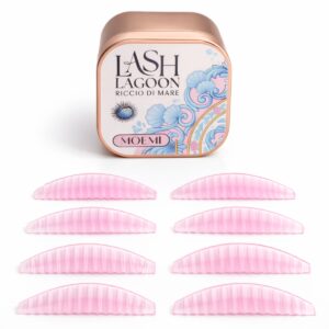 Rowkowane Wałeczki Silikonowe Do Liftingu Rzęs MOEMI Riccio Di Mare – Profesjonalne Lash Lift Shields Do Laminacji